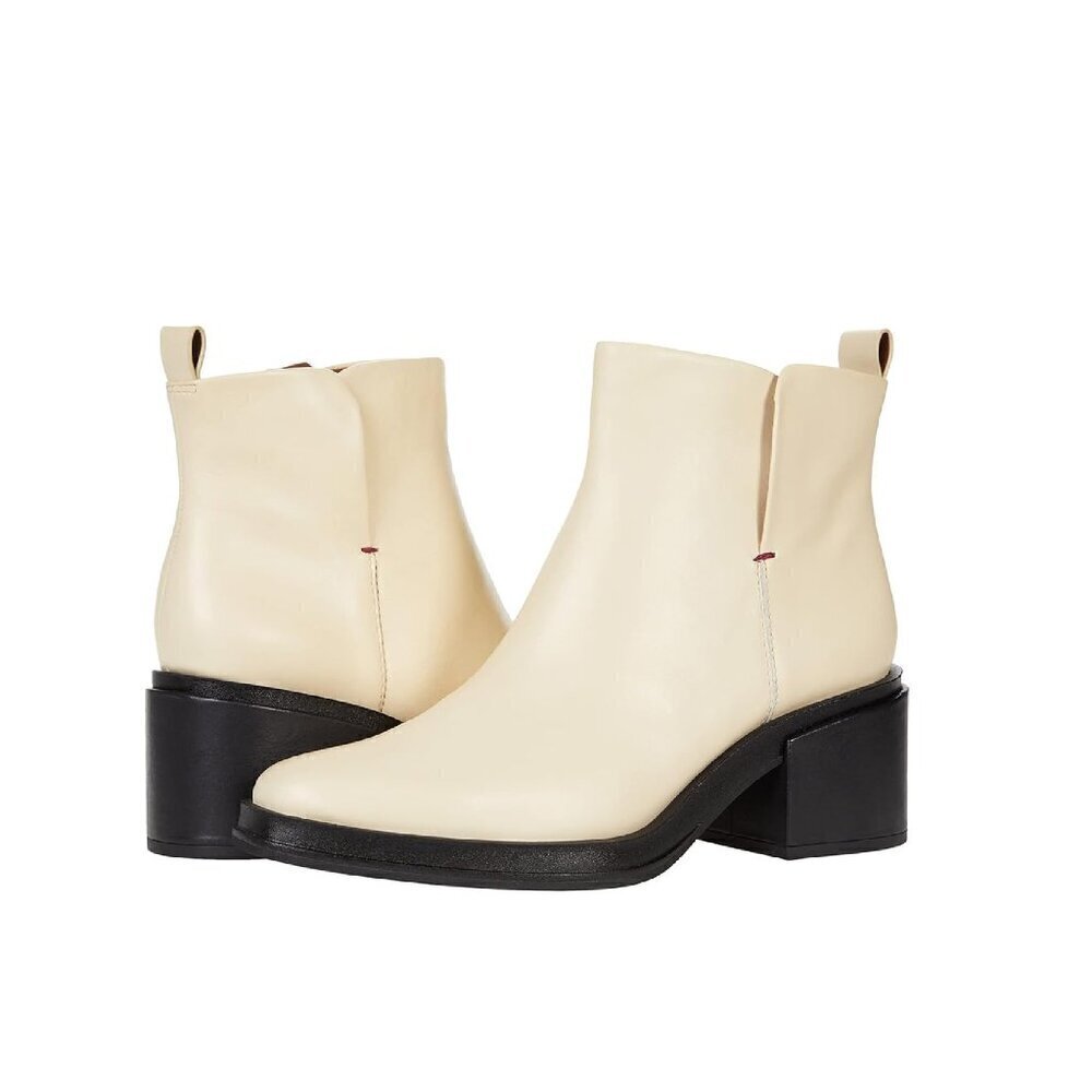 Franco Sarto  Dalden Ankle Boots Cream Color Size‎ 8